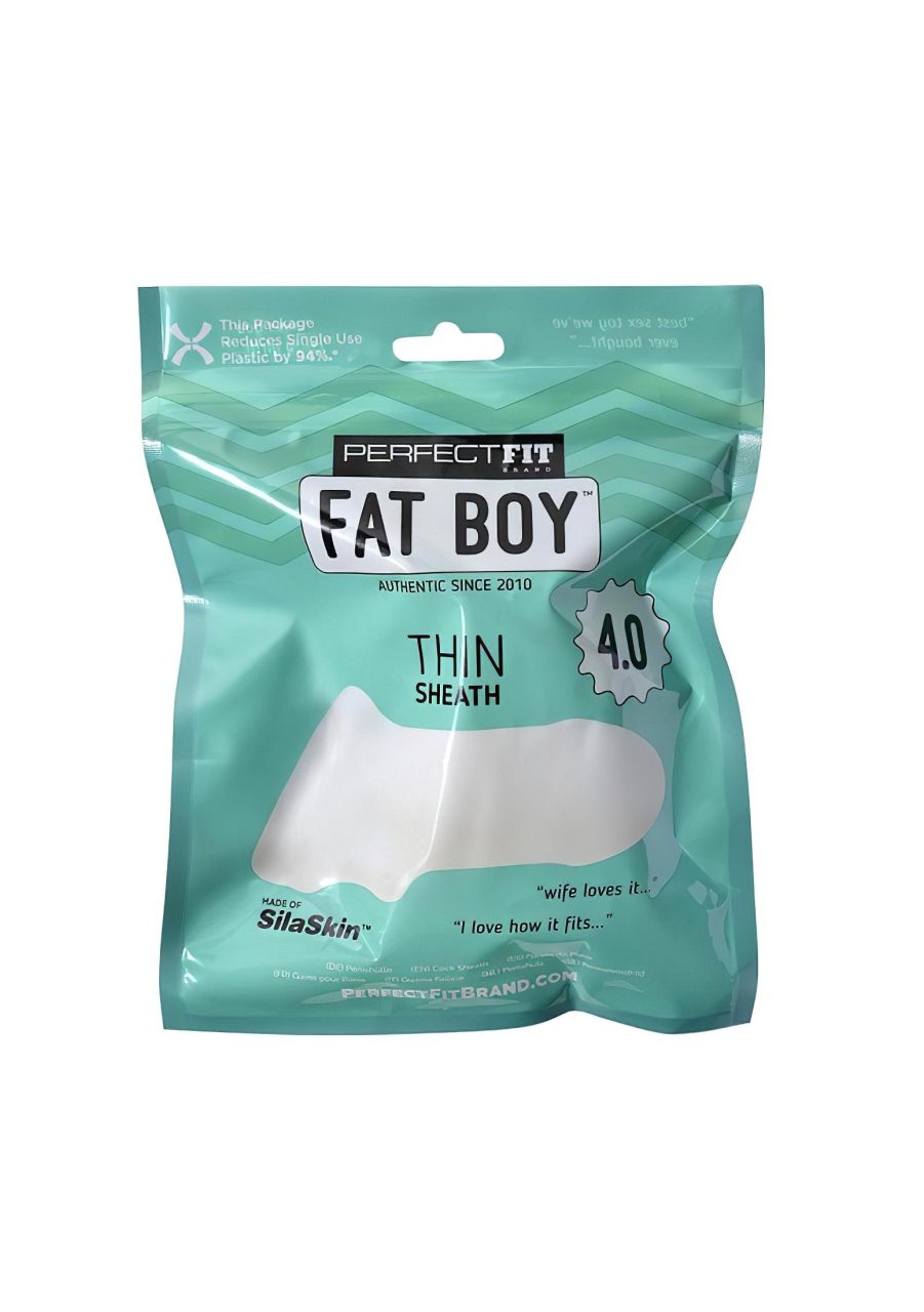 Fat Boy Thin - péniszköpeny (10cm) - fehér