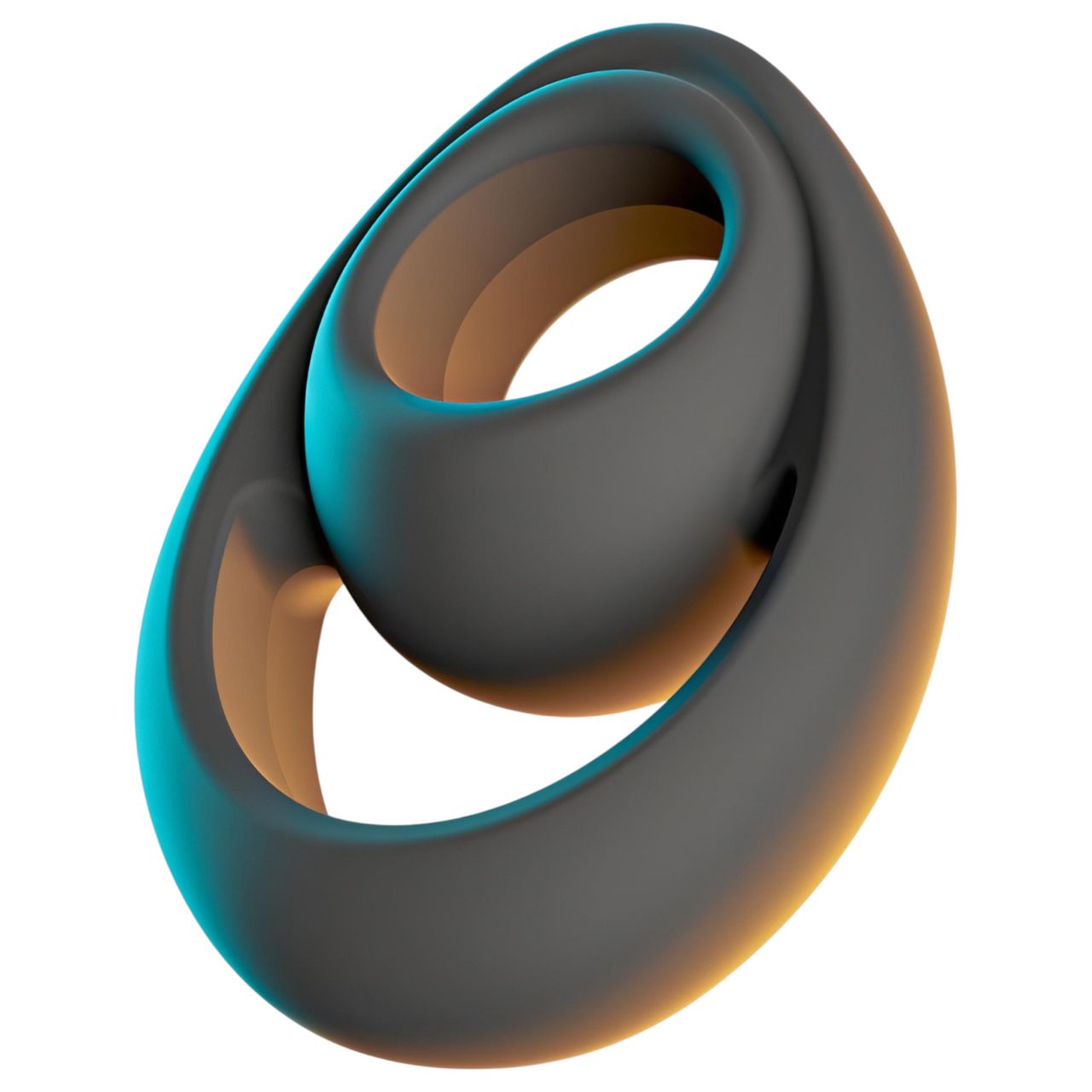 Erecto - erős pénisz- és heregyűrű (fekete)