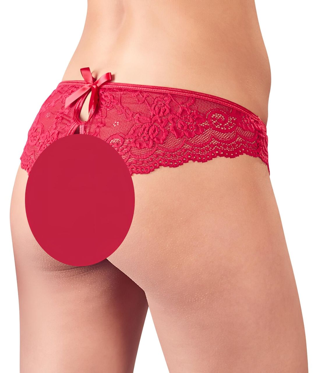 Cottelli - masnis nyitott női francia bugyi (piros) Cottelli - masnis nyitott női francia bugyi (piros)