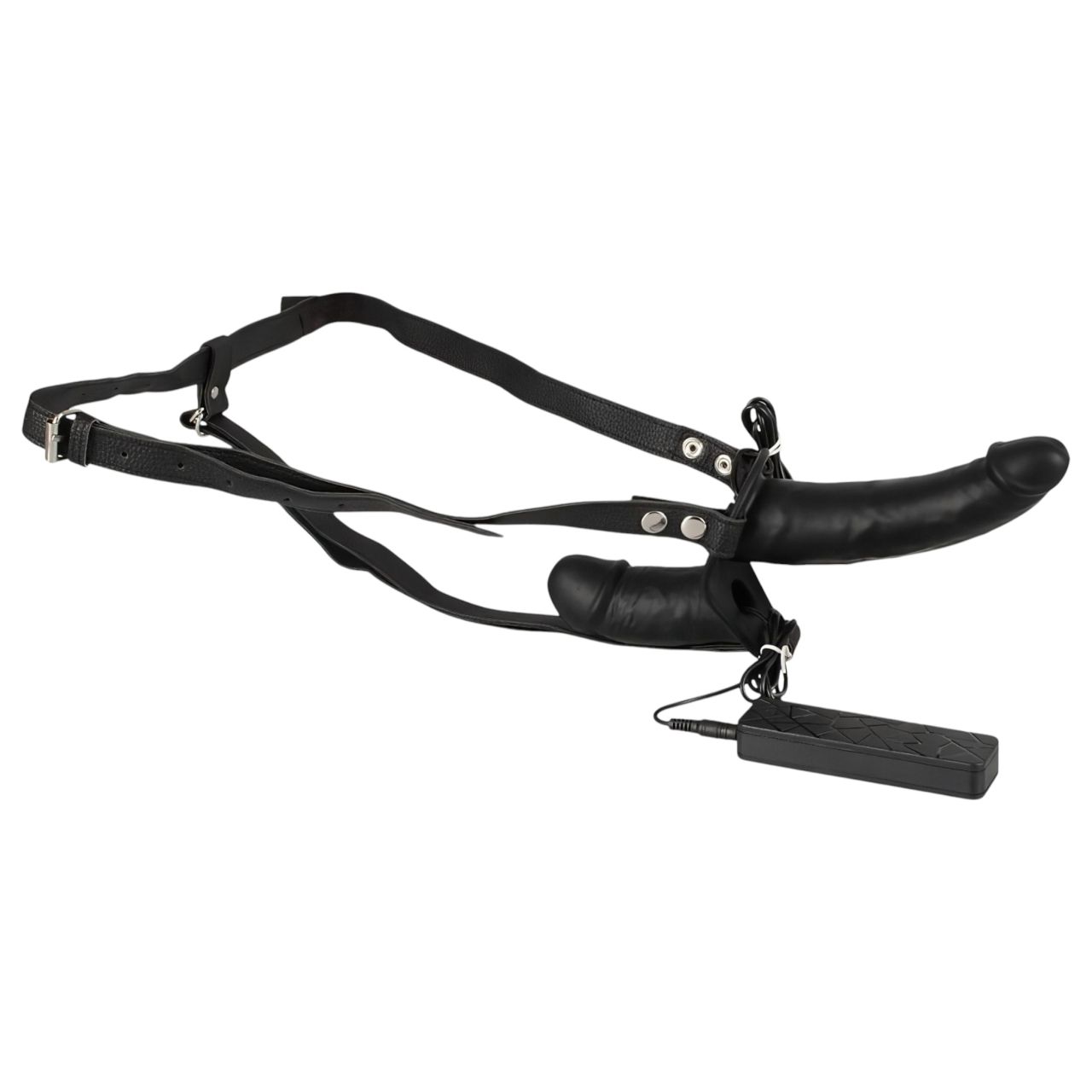 Double Thruster - felcsatolható dupla vibrátor (fekete) Double Thruster - felcsatolható dupla vibrátor (fekete)