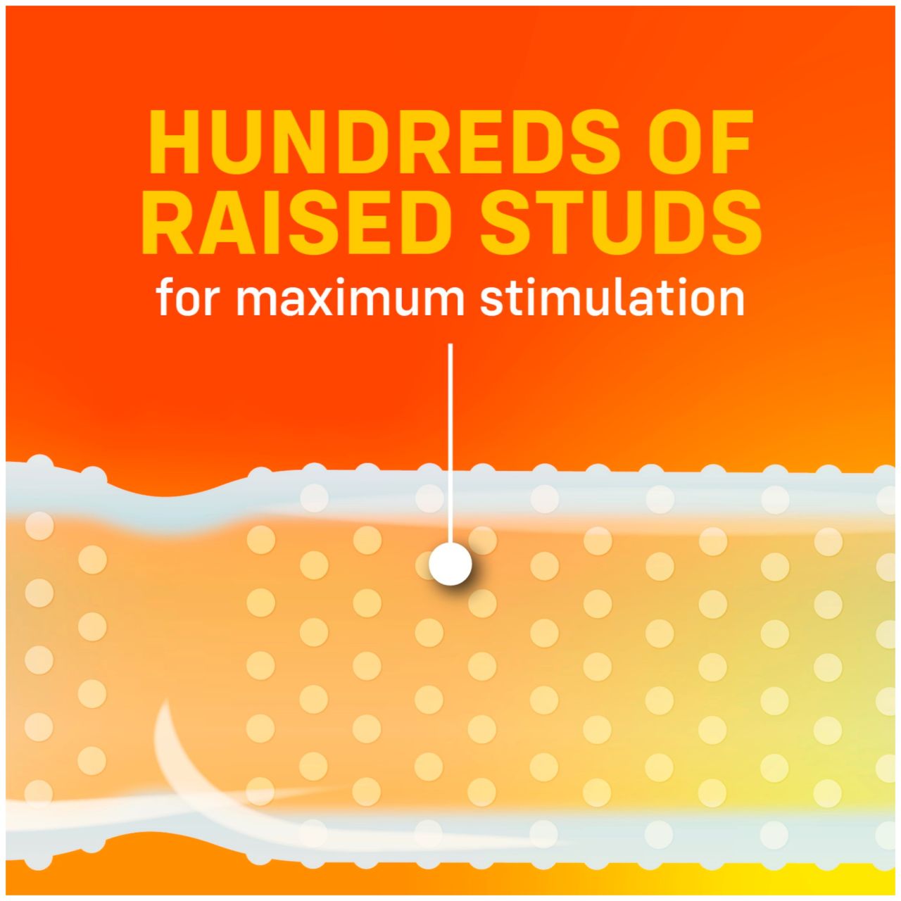 ONE Super Studs - pontozott óvszer (12db)