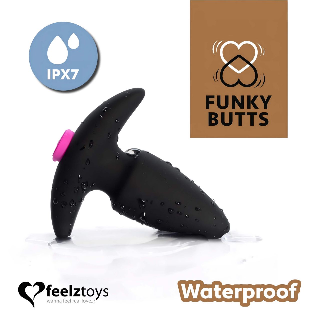 FEELZTOYS Funkybutts - akkus rádiós anál vibrátor szett (fekete) FEELZTOYS Funkybutts - akkus rádiós anál vibrátor szett (fekete)