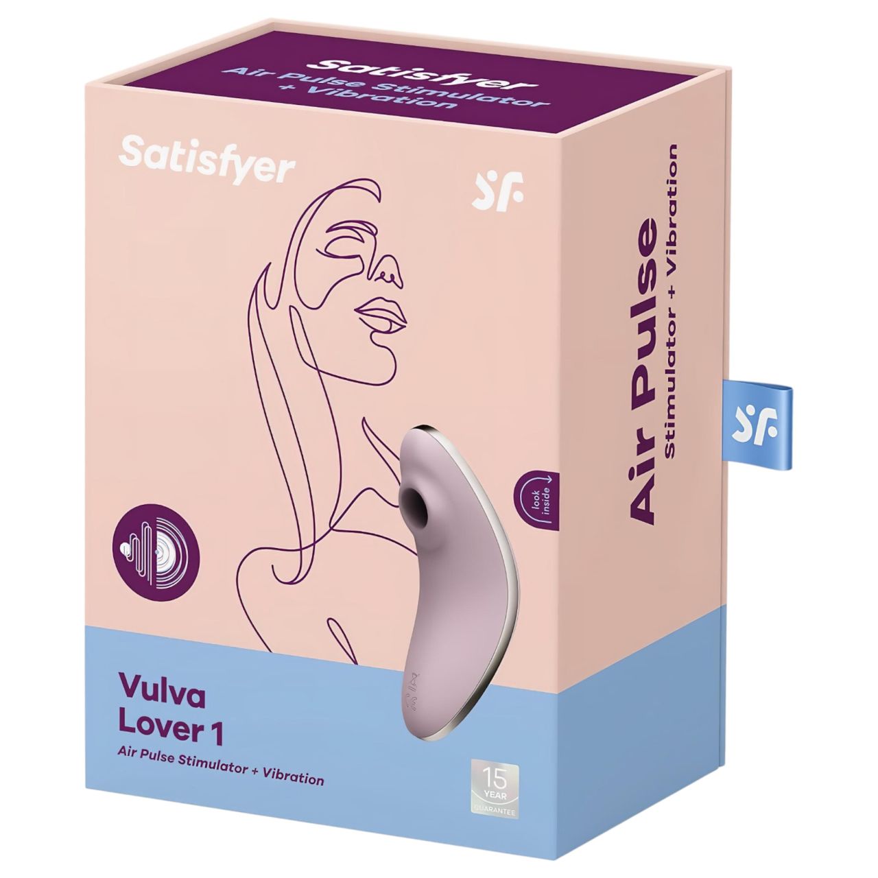 Satisfyer Vulva Lover 1 - léghullámos csikló vibrátor (viola) Satisfyer Vulva Lover 1 - léghullámos csikló vibrátor (viola)