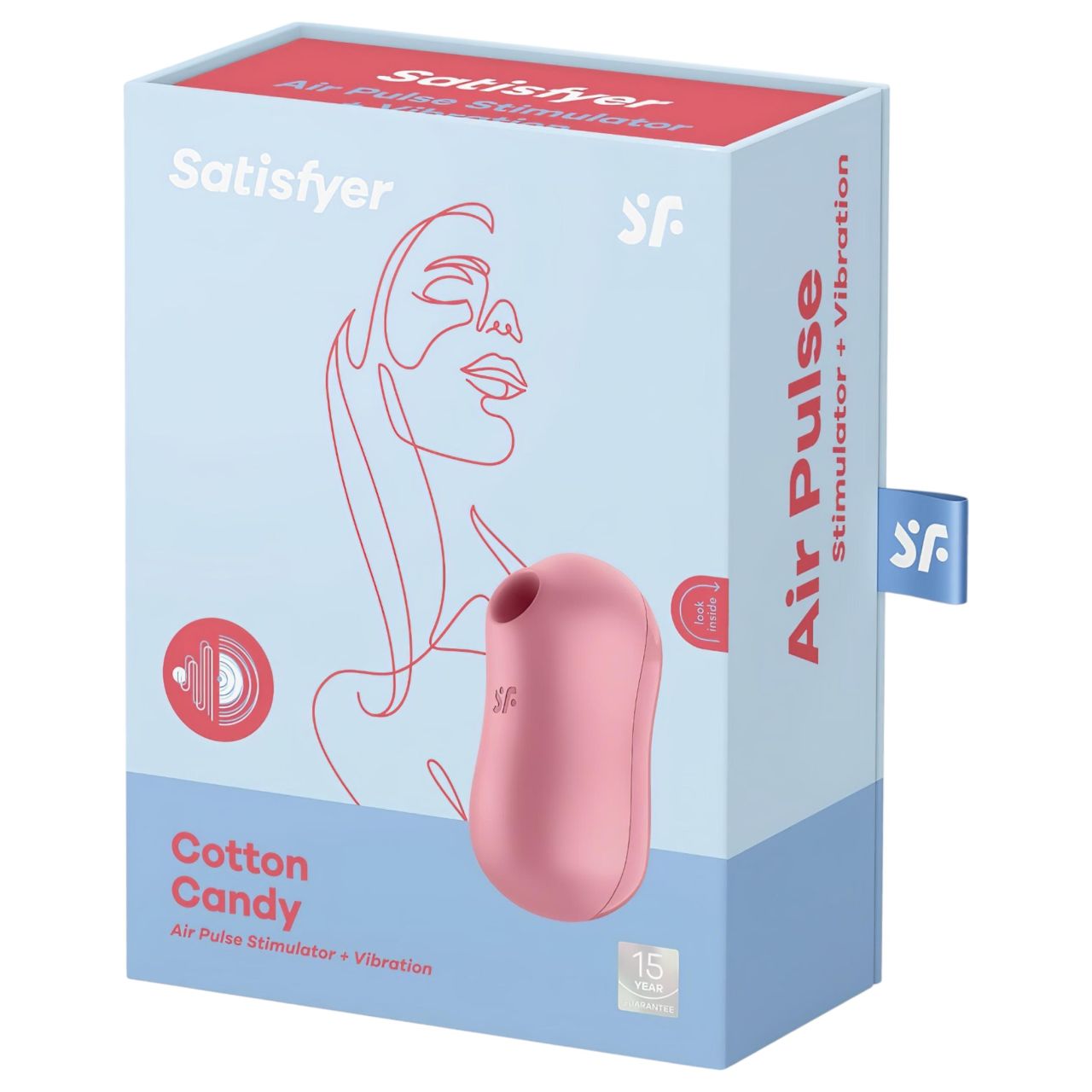 Satisfyer Cotton Candy - léghullámos csikló vibrátor (korall) Satisfyer Cotton Candy - léghullámos csikló vibrátor (korall)
