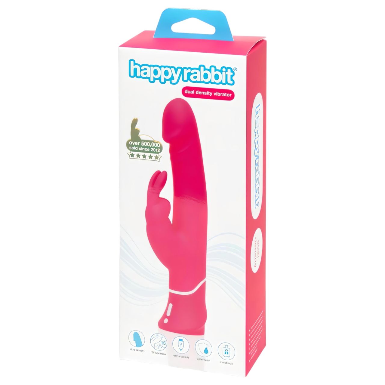 Happyrabbit Dual Density - vízálló, csiklókaros vibrátor (pink) Happyrabbit Dual Density - vízálló, csiklókaros vibrátor (pink)