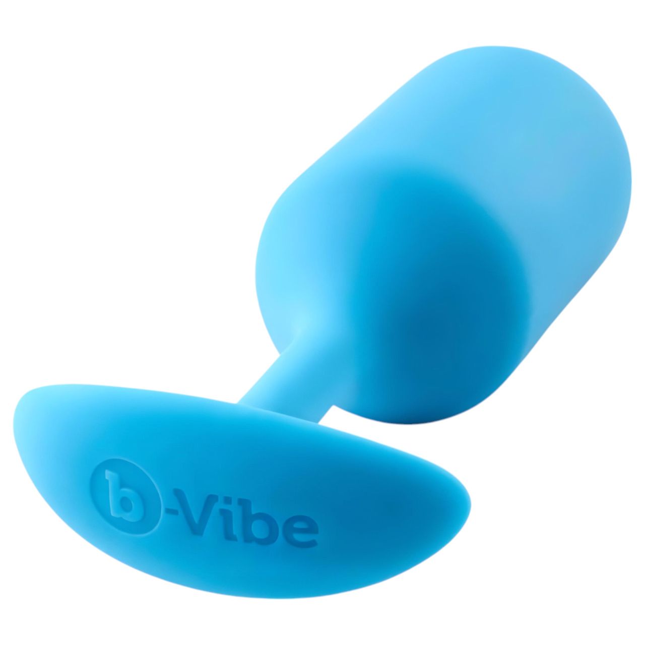 b-vibe Snug Plug 3 - dupla golyós anál plug (180g) - kék b-vibe Snug Plug 3 - dupla golyós anál plug (180g) - kék