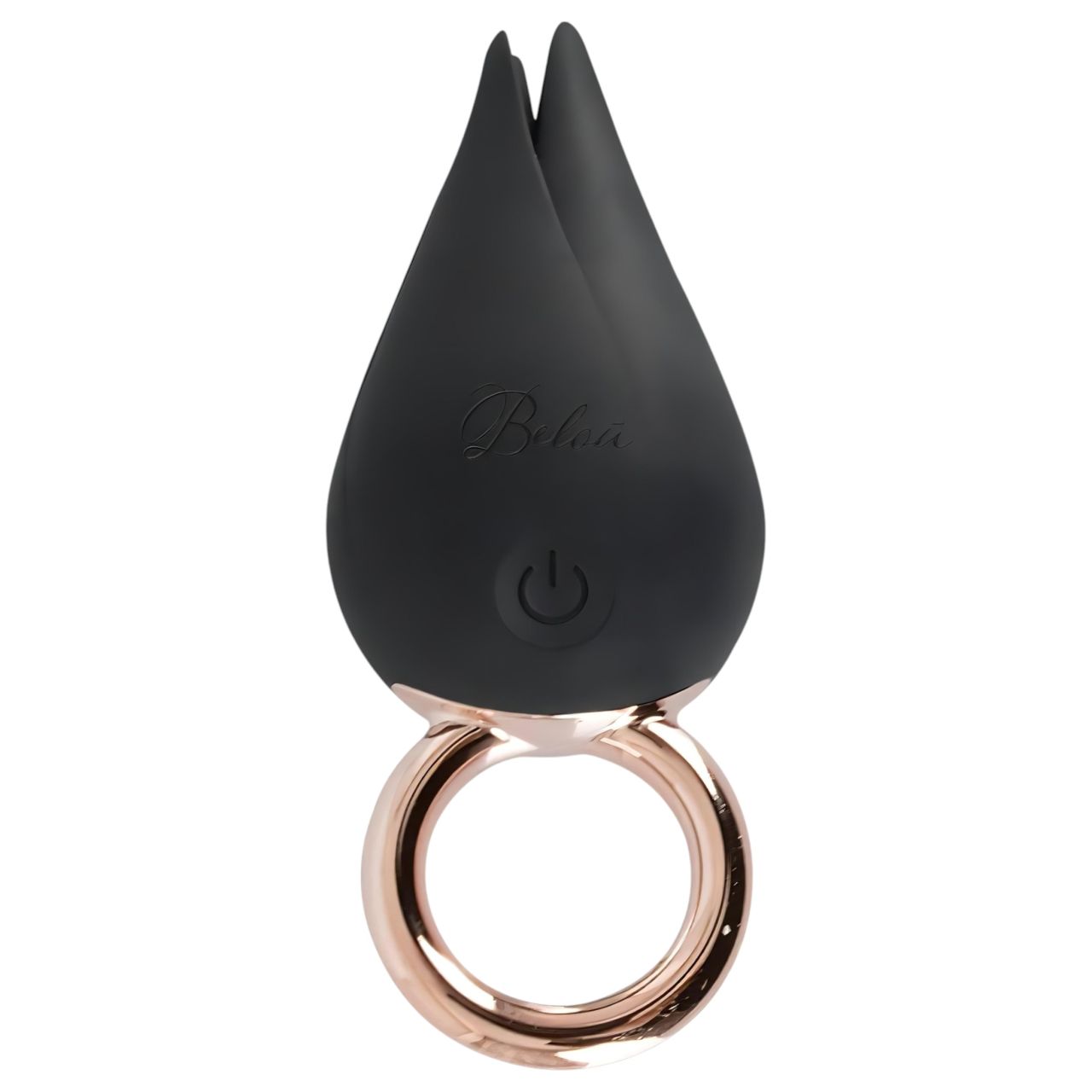 Belou - akkus, vízálló csikló vibrátor (fekete)