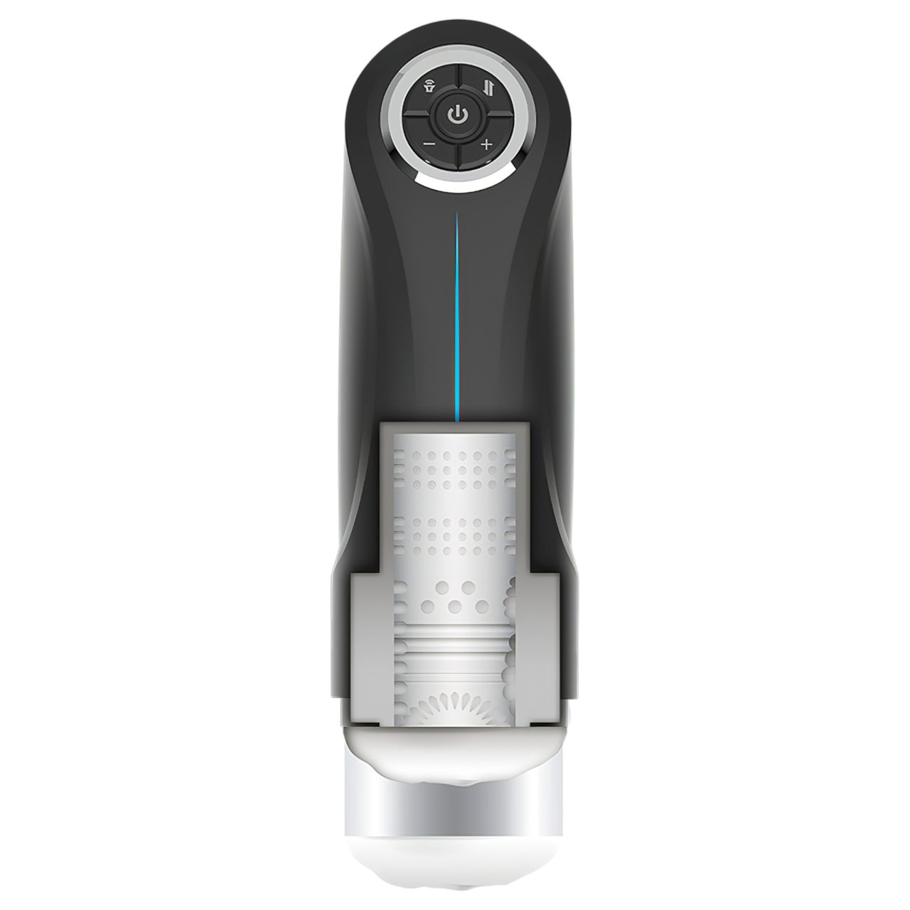 JamyJob - fel-le mozgó, rezgő maszturbátor (fekete) JamyJob - fel-le mozgó, rezgő maszturbátor (fekete)