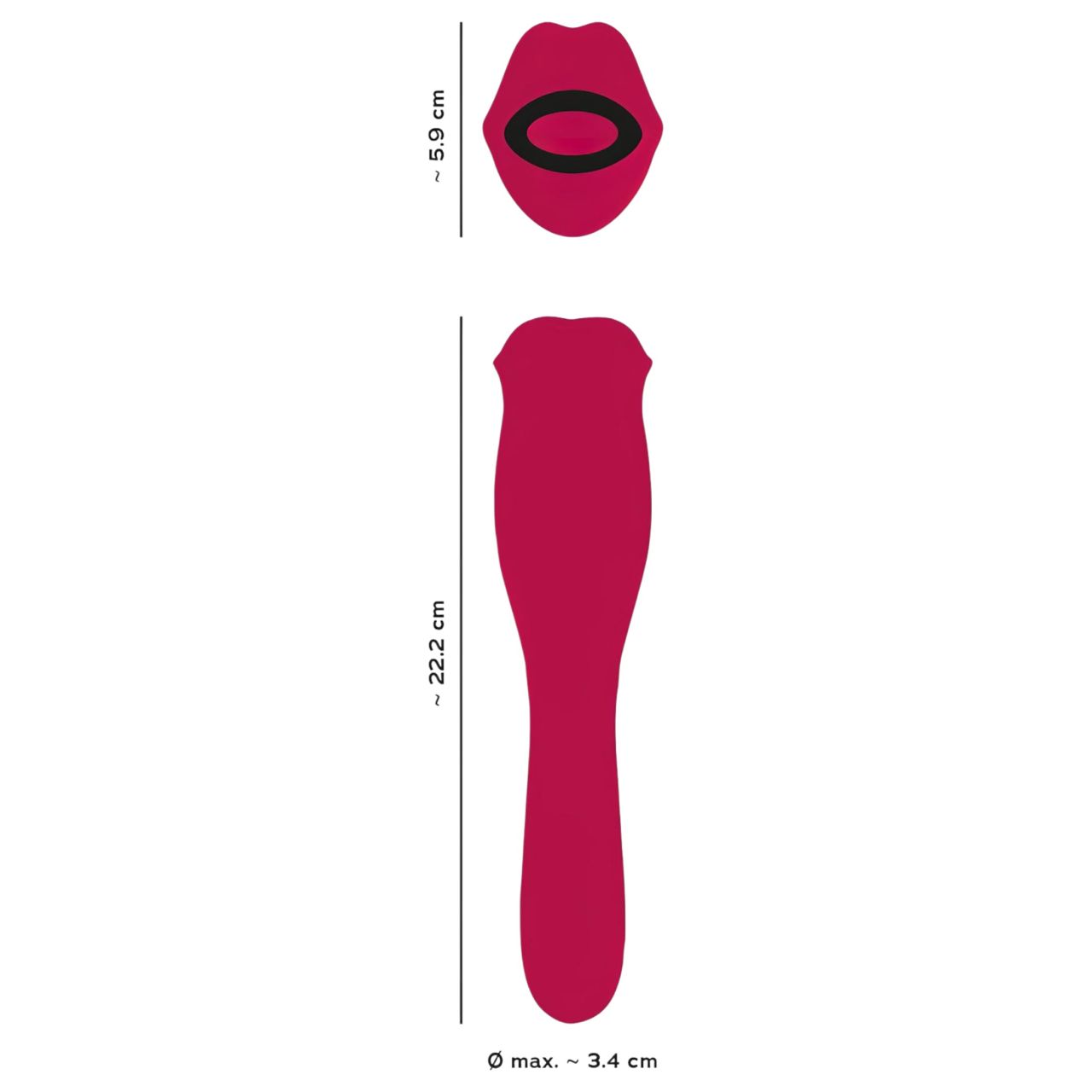 You2Toys - 2in1 nyelves vibrátor (pink) You2Toys - 2in1 nyelves vibrátor (pink)