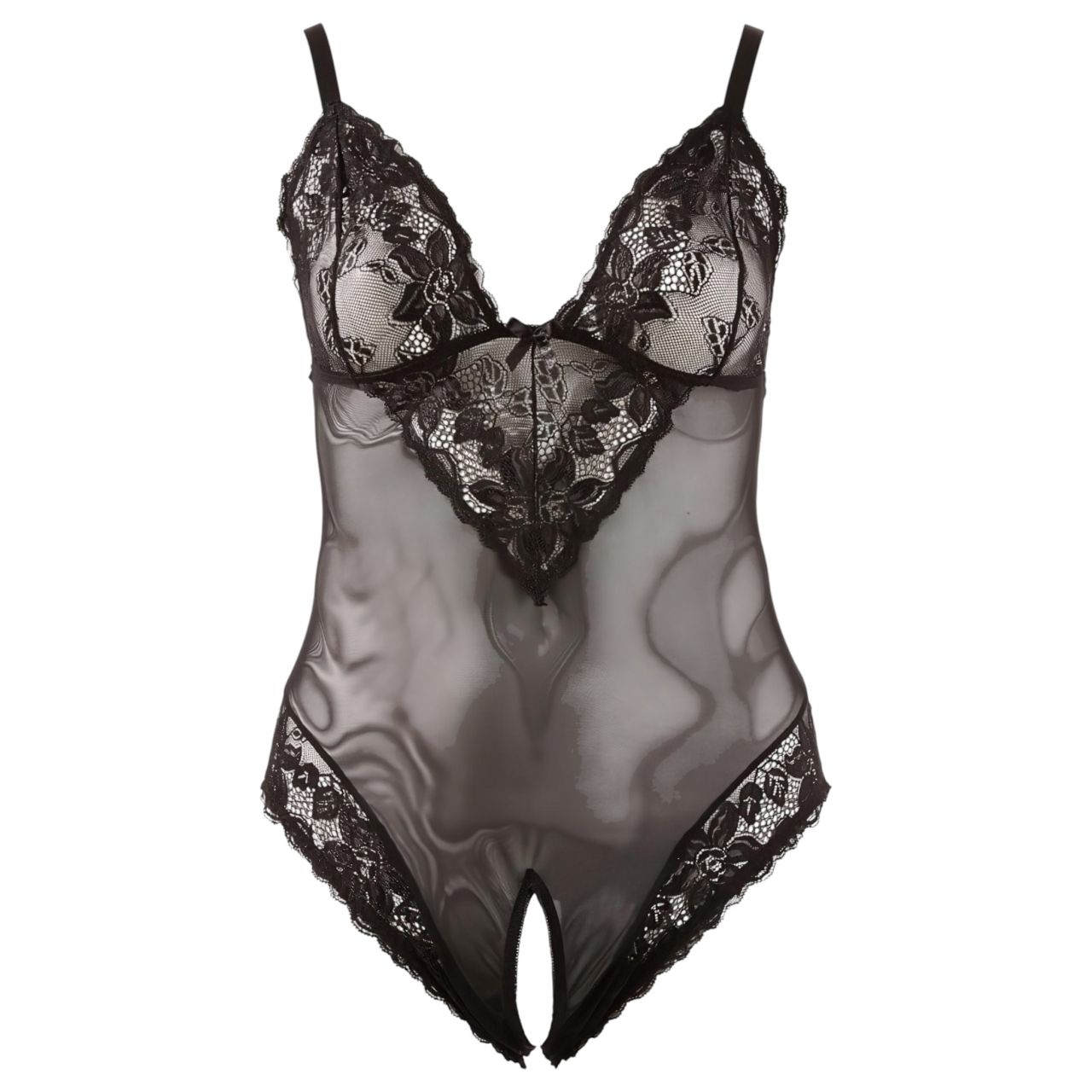 Cottelli Plus Size - csipkés body (fekete) Cottelli Plus Size - csipkés body (fekete)