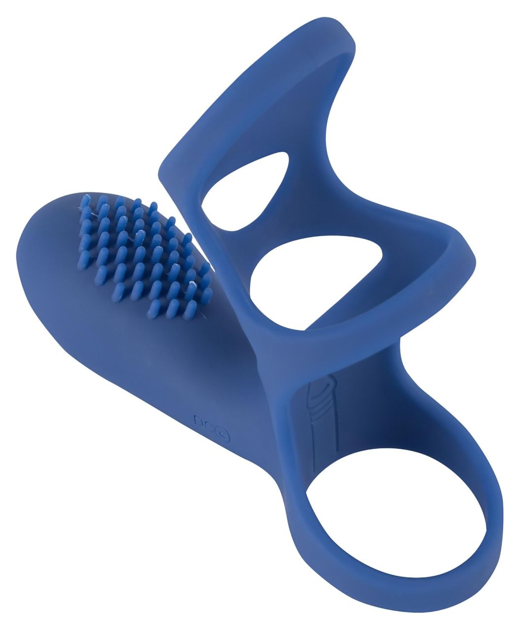 SMILE Couple - akkus, vibrációs péniszmandzsetta (kék)