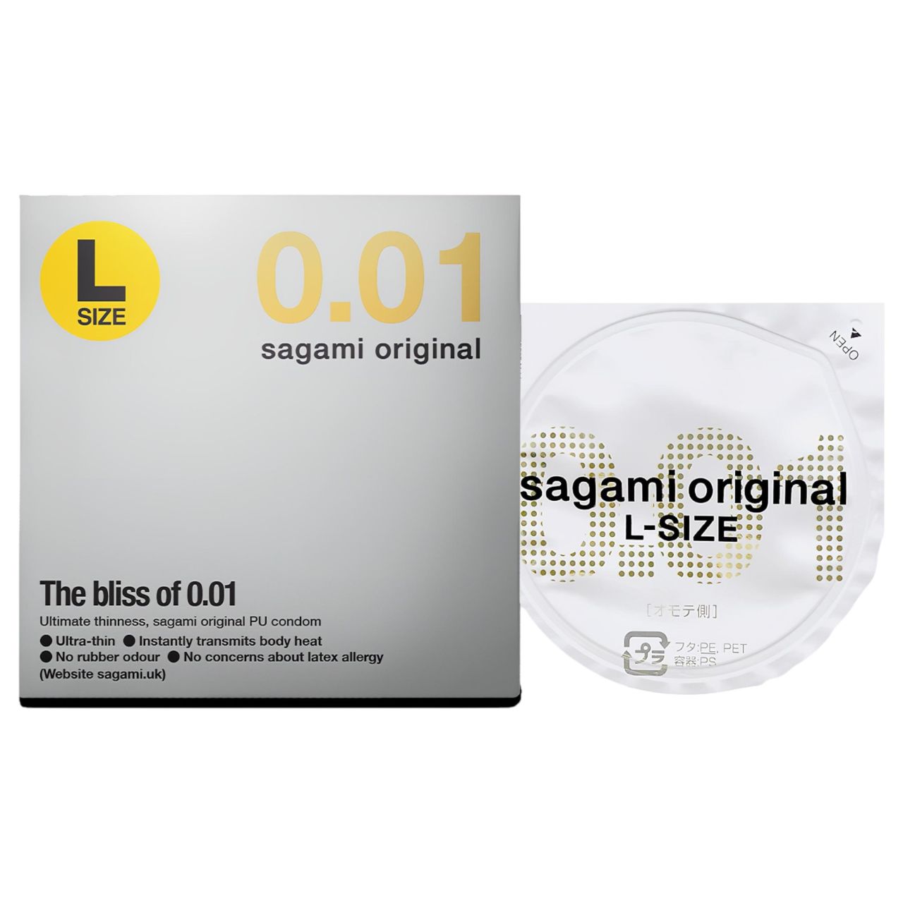 Sagami Original 0,01 L - óvszer - 58mm (1db)