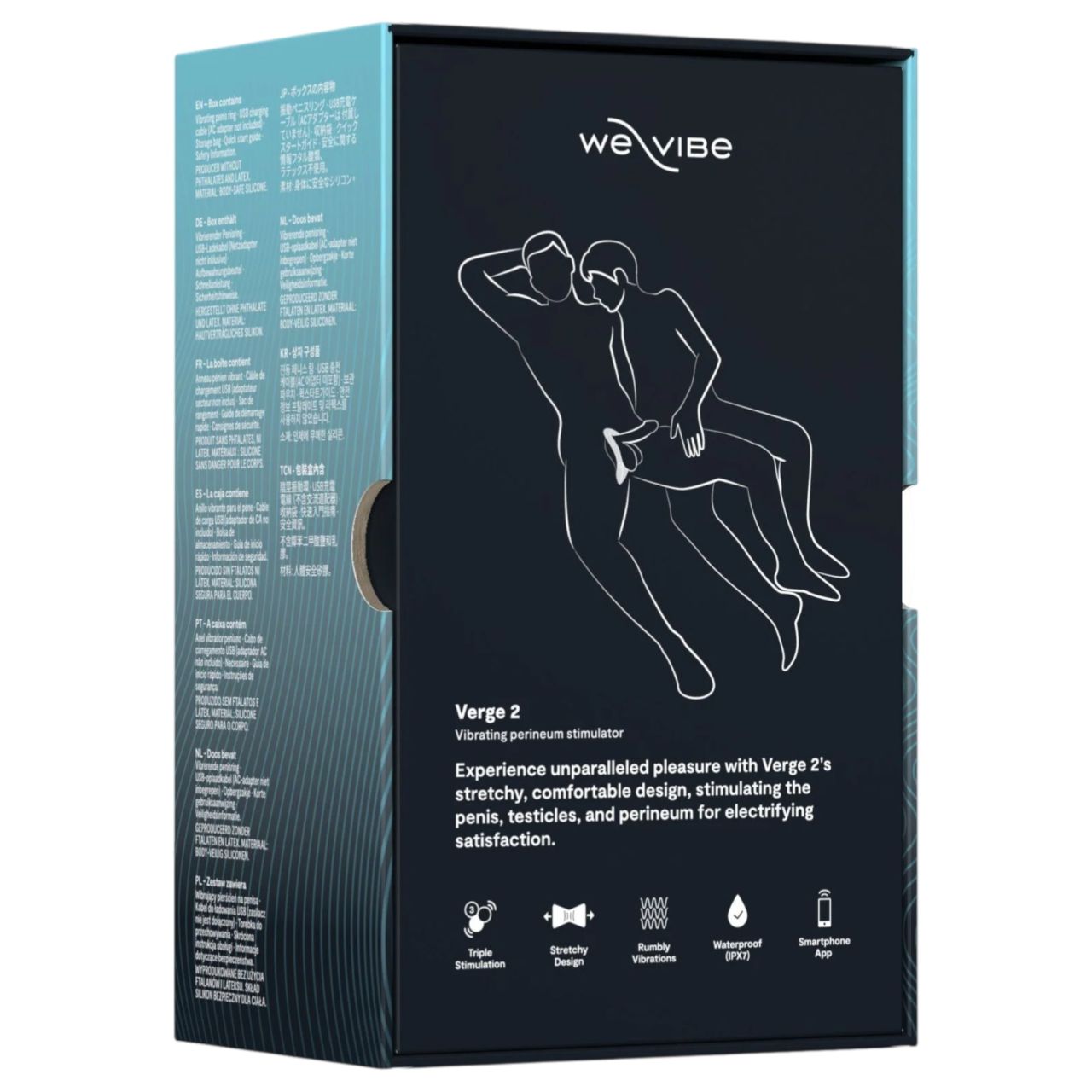 We-Vibe Verge 2 - okos vibrációs péniszgyűrű (fekete) We-Vibe Verge 2 - okos vibrációs péniszgyűrű (fekete)