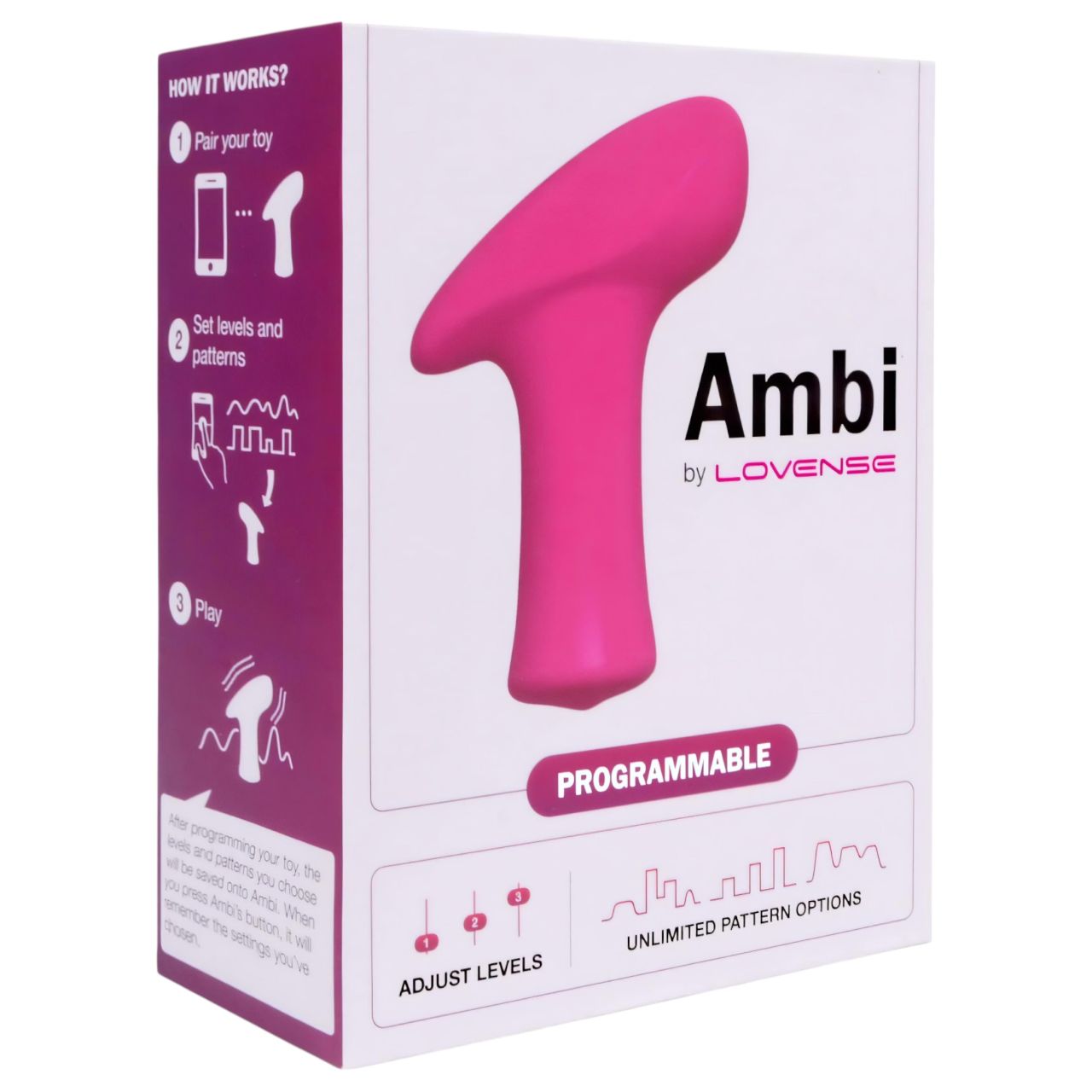 LOVENSE Ambi - okos, 2 motoros csikló vibrátor (pink) LOVENSE Ambi - okos, 2 motoros csikló vibrátor (pink)