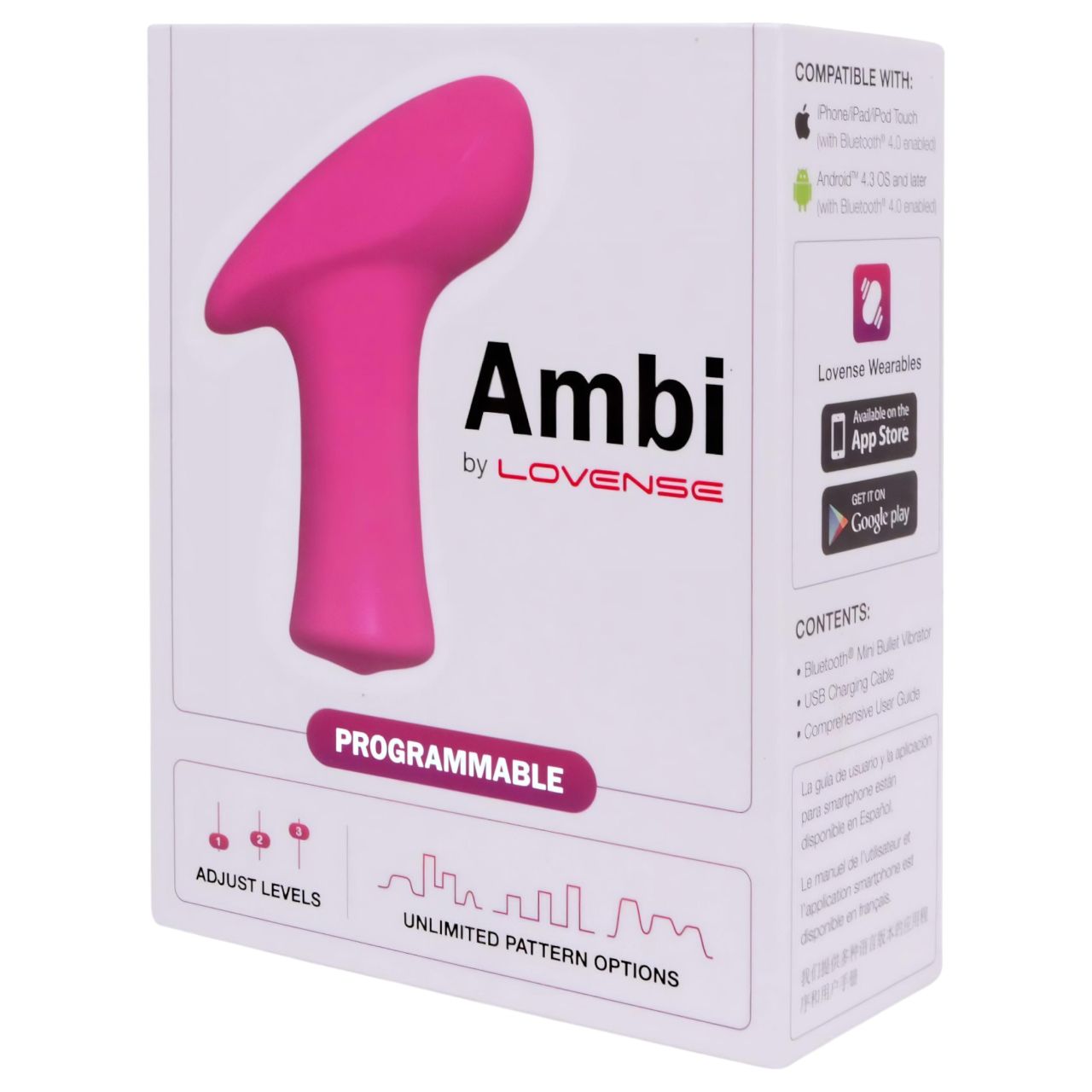LOVENSE Ambi - okos, 2 motoros csikló vibrátor (pink) LOVENSE Ambi - okos, 2 motoros csikló vibrátor (pink)