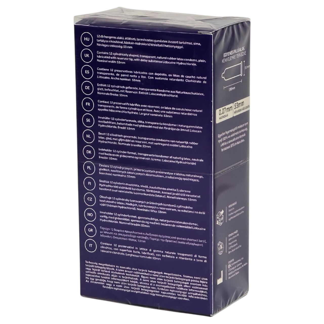 Szuperhős - késleltető hatású óvszer (12db)