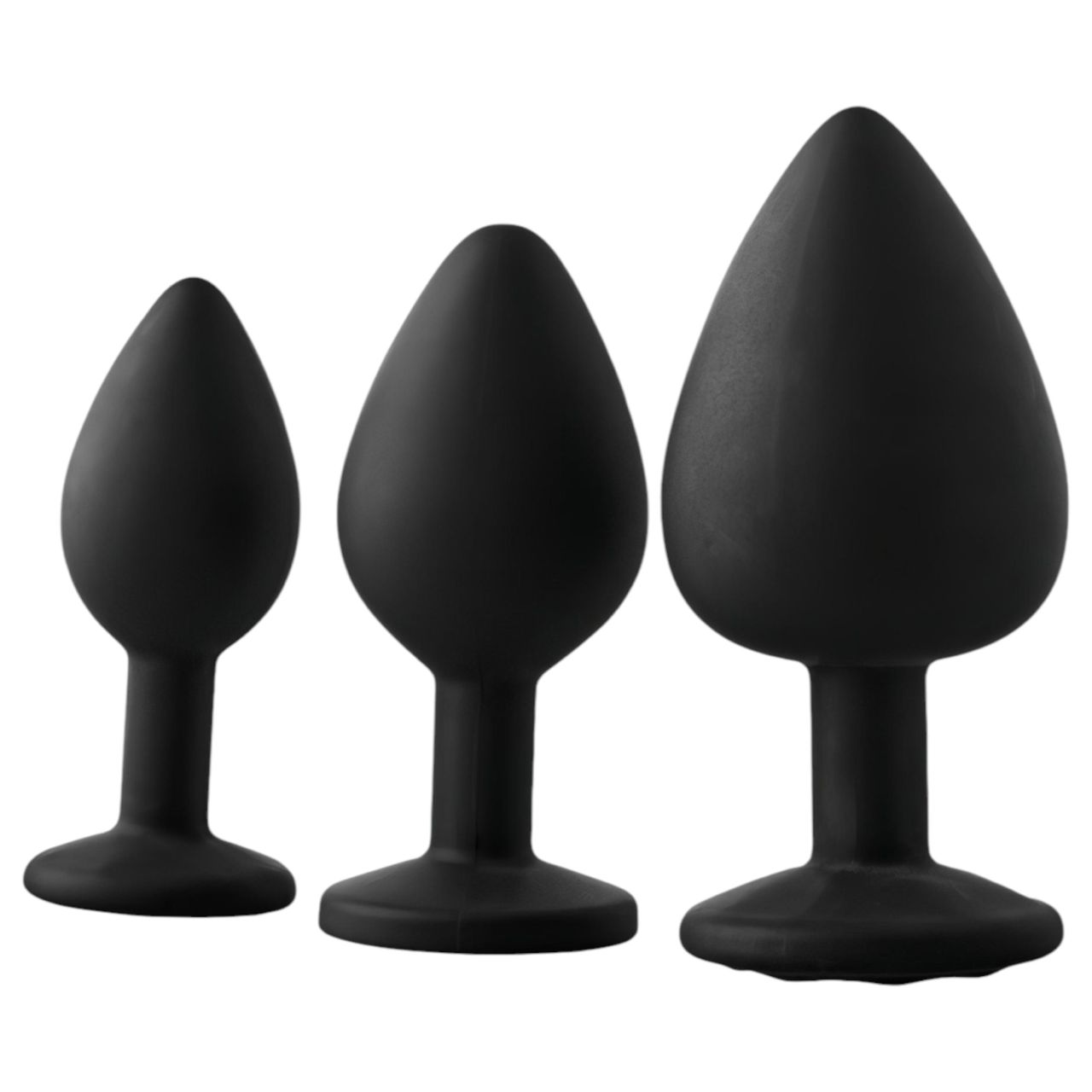 Dreamtoys Fantasstic - anál plug szett - 3db (fekete)