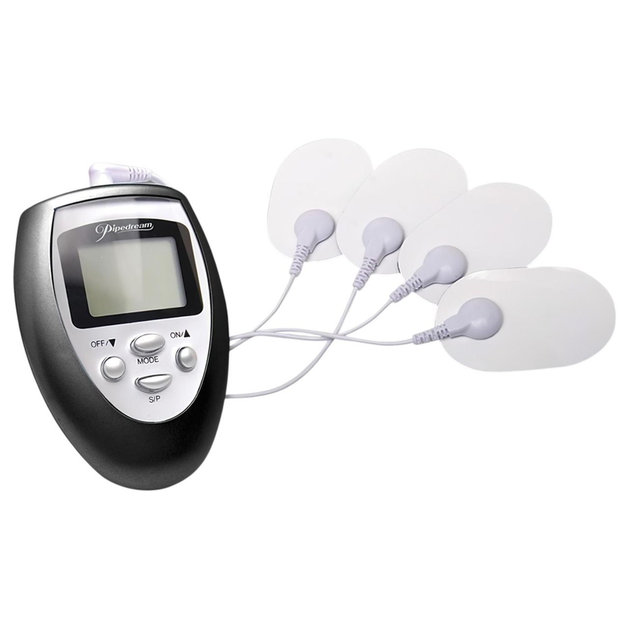 Fetish - elektro bimbó- és csiklóstimulátor (fehér)