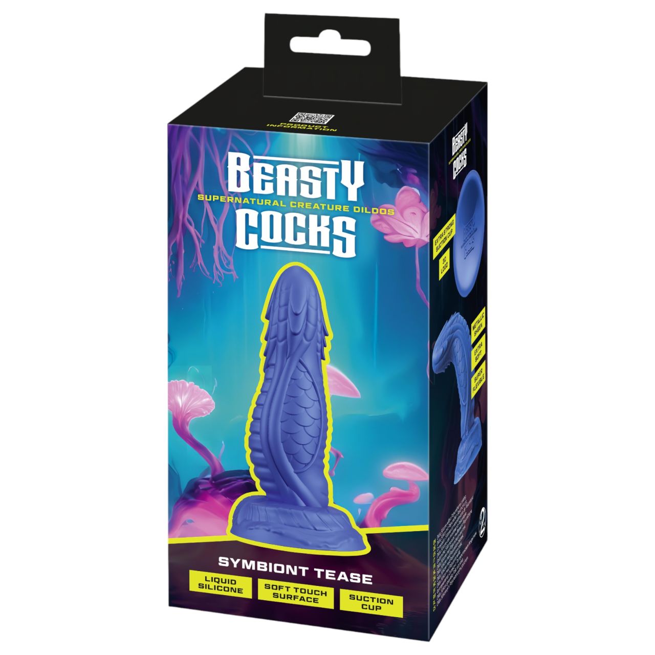 / Beasty Cocks Symbiont Tease - Symbiota dildó (kék)