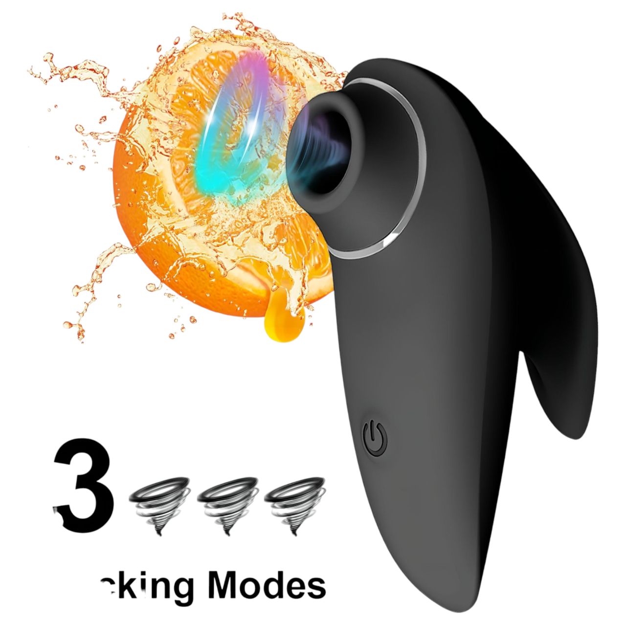 AlvUp - léghullámos csikló izgató vibrátor (fekete) AlvUp - léghullámos csikló izgató vibrátor (fekete)