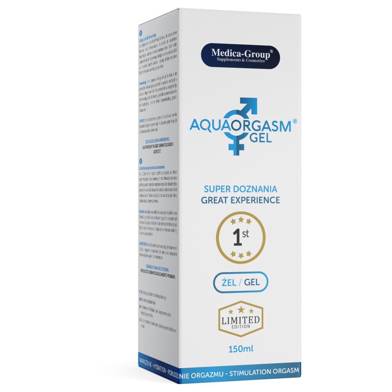 Aqua Orgasm Gel - uniszex hidratáló, stimuláló gél (150ml)