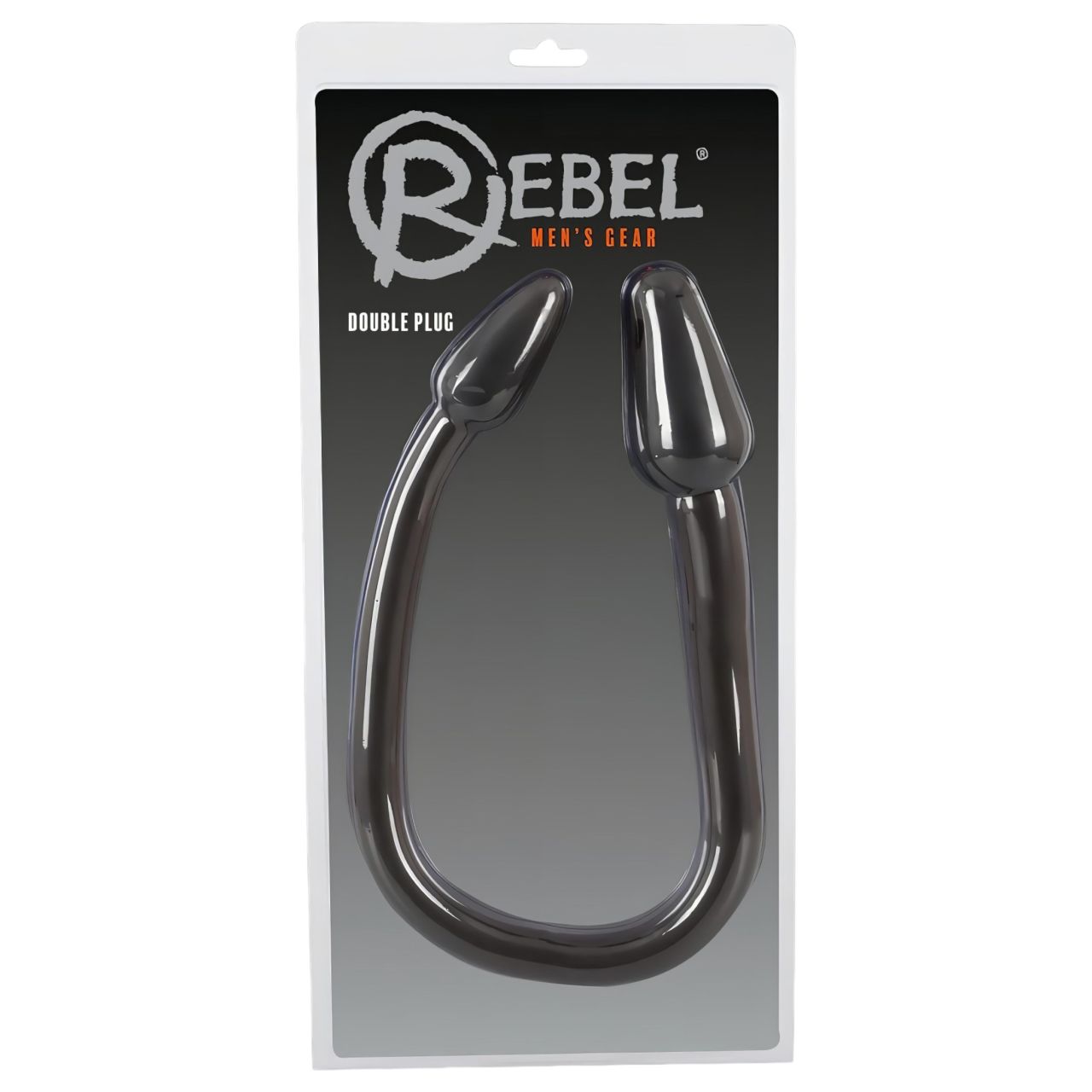 Rebel Double Plug - dupla kúp anál plug (fekete)