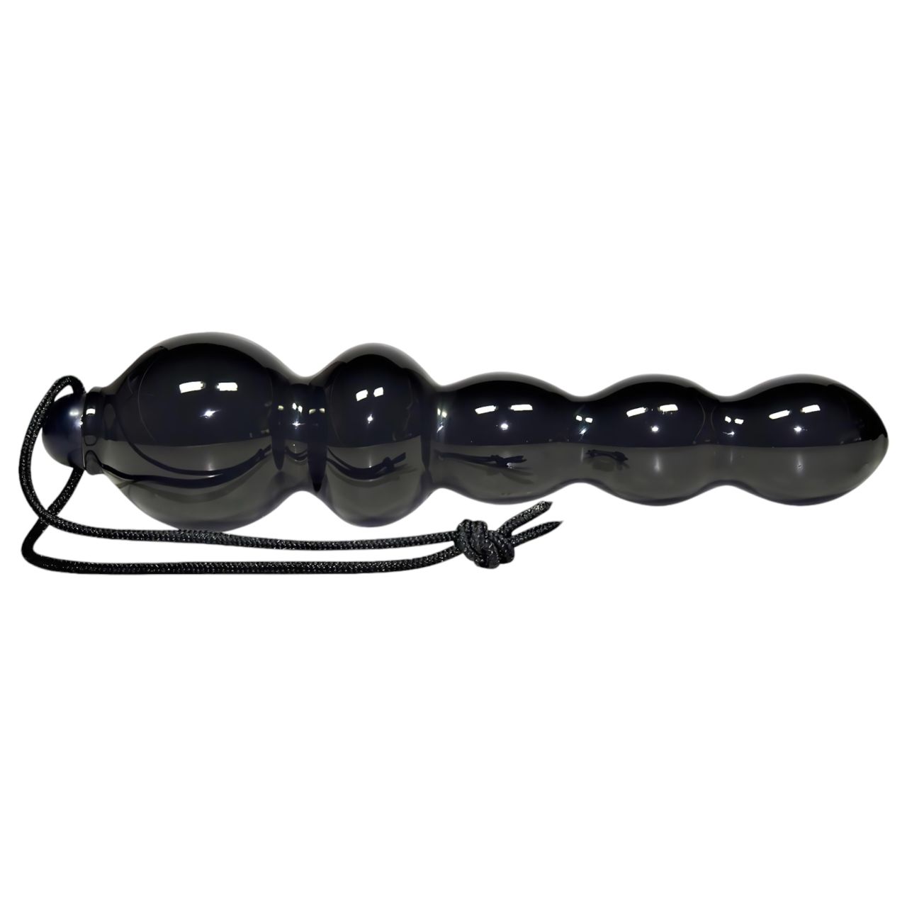 You2Toys Black Jack - gyöngyös anál dildó (fekete)