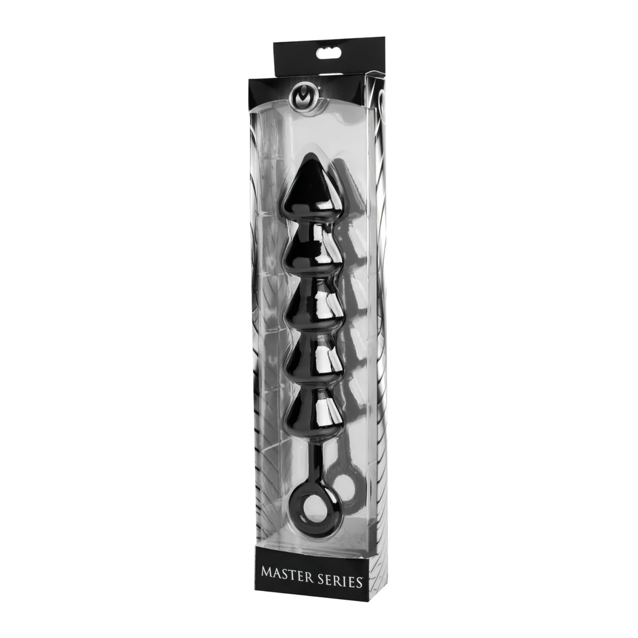 XR Brands - Spades - gyöngyös anál dildó (fekete)