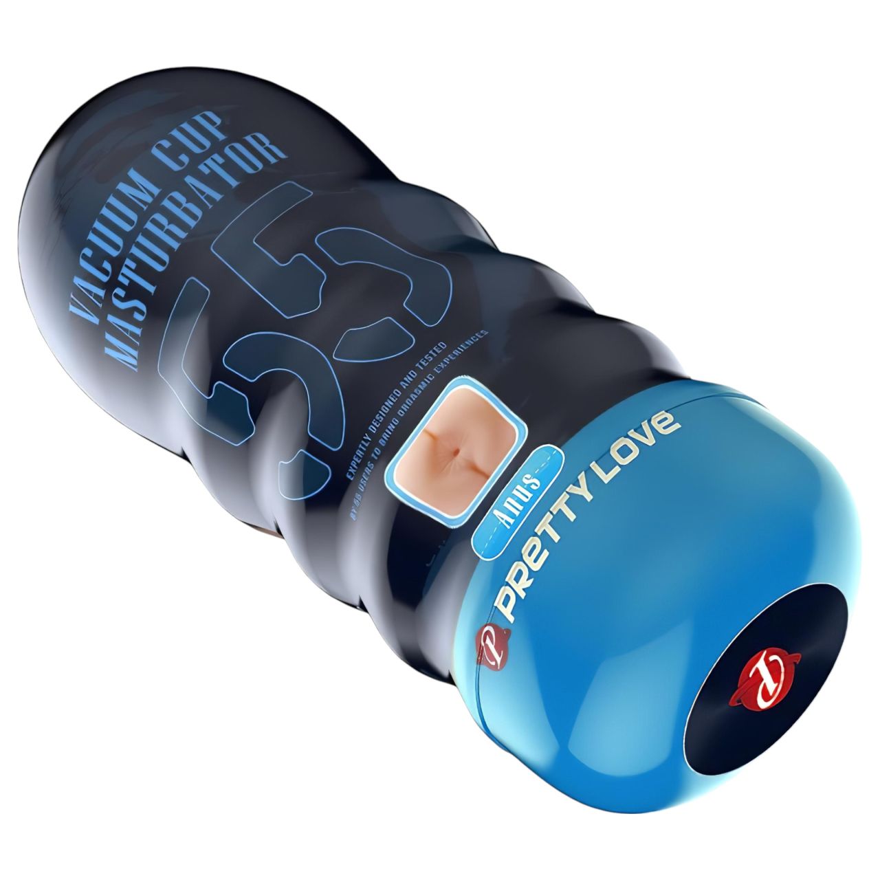 Pretty Love Vacuum Cup - élethű műpopsi maszturbátor (natúr)