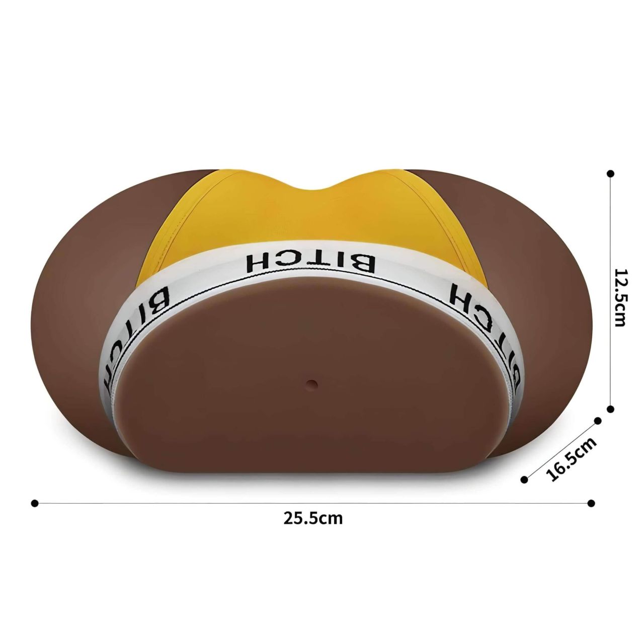 Lovetoy Streetgirl's 12 - műpunci torzó és tanga (sötét natúr)