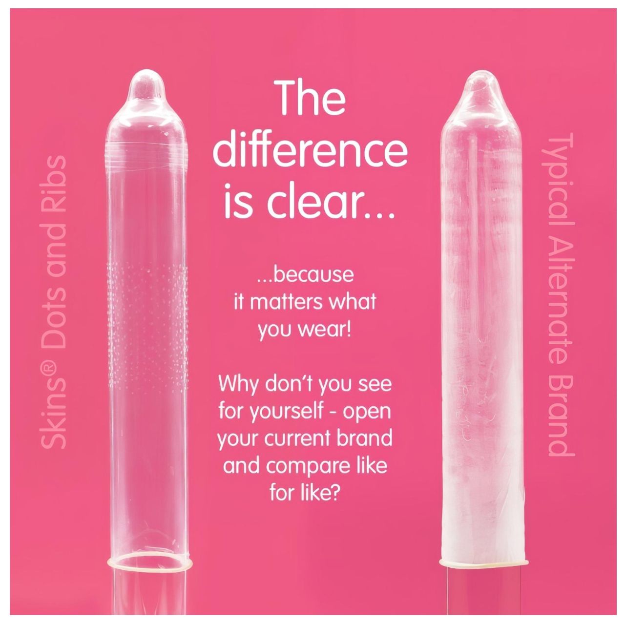 Skins - bordázott és pontozott óvszer (8db)