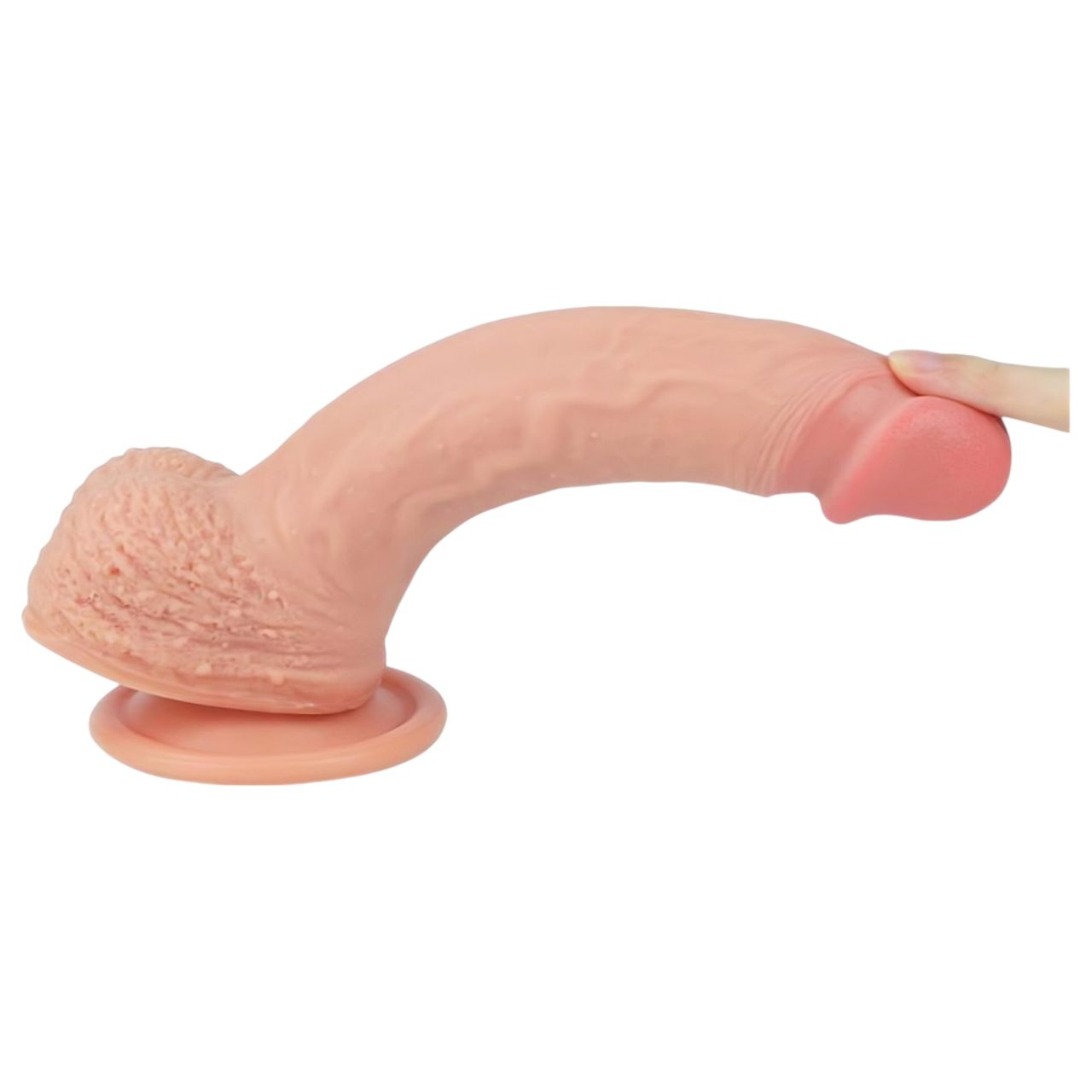 Lovetoy Nature Cock - tapadókorongos élethű dildó - 21cm (natúr) Lovetoy Nature Cock - tapadókorongos élethű dildó - 21cm (natúr)