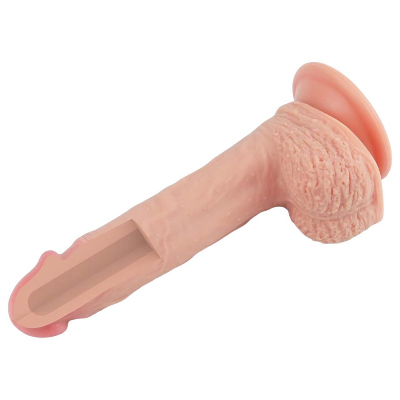 Lovetoy Nature Cock - tapadókorongos élethű dildó - 21cm (natúr) Lovetoy Nature Cock - tapadókorongos élethű dildó - 21cm (natúr)