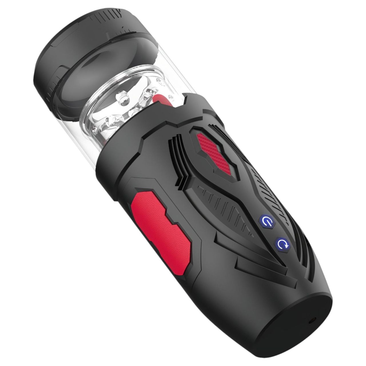 Men's Play - lökő forgó maszturbátor (fekete) Men's Play - lökő forgó maszturbátor (fekete)