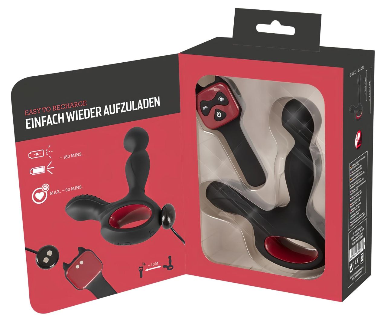 You2Toys Massager - forgó, melegítő prosztata vibrátor (fekete) You2Toys Massager - forgó, melegítő prosztata vibrátor (fekete)