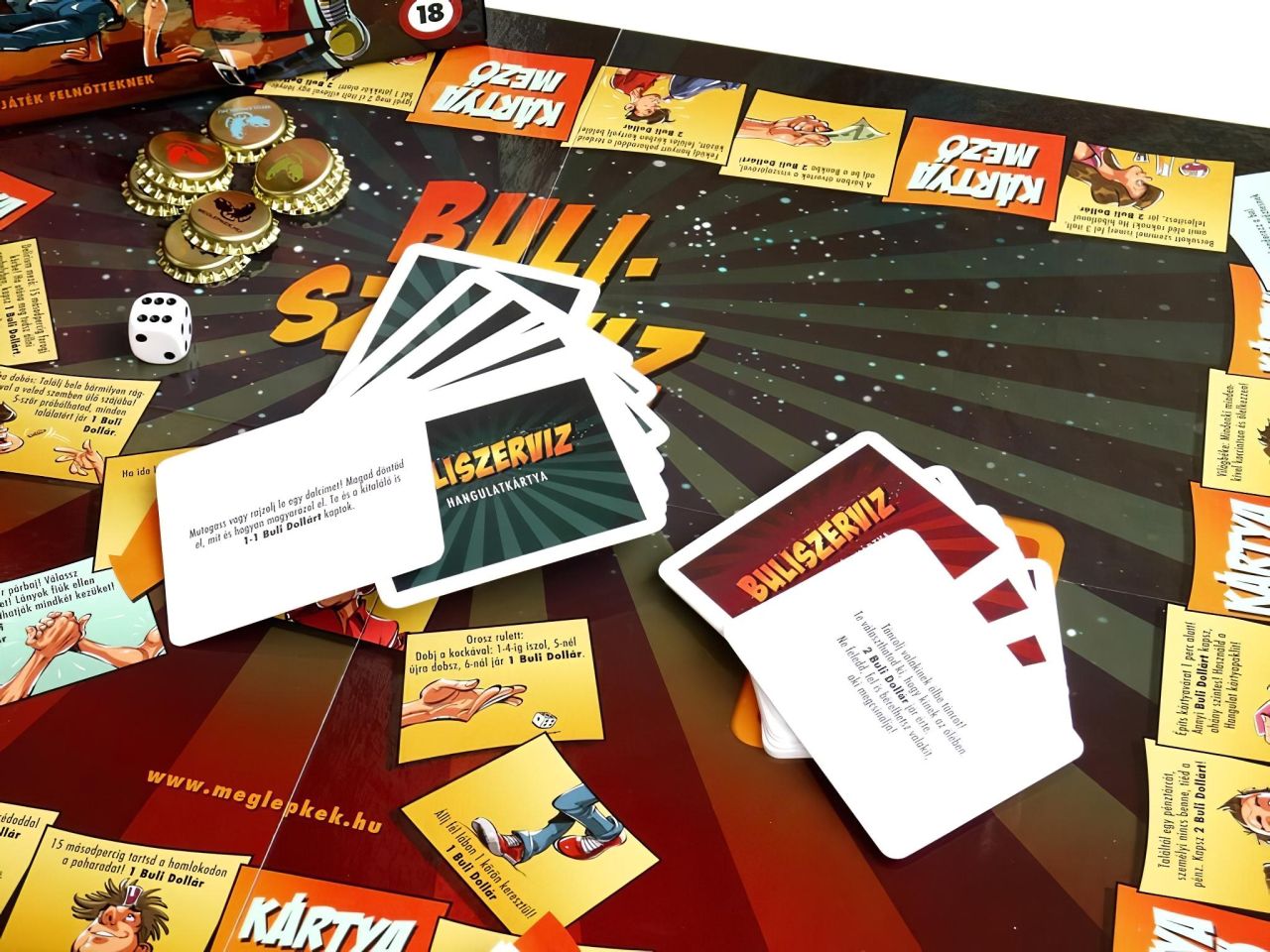 Buliszerviz felnőtt társasjáték Buliszerviz felnőtt társasjáték