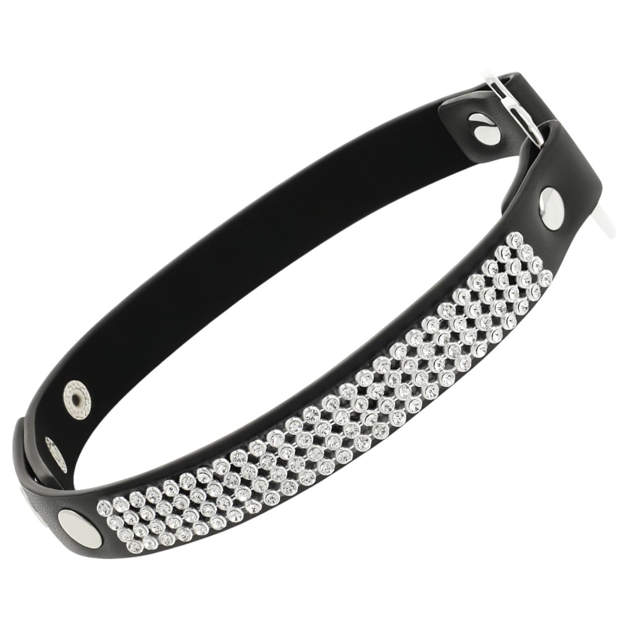 Coquette - strasszos choker szív medállal (fekete) Coquette - strasszos choker szív medállal (fekete)