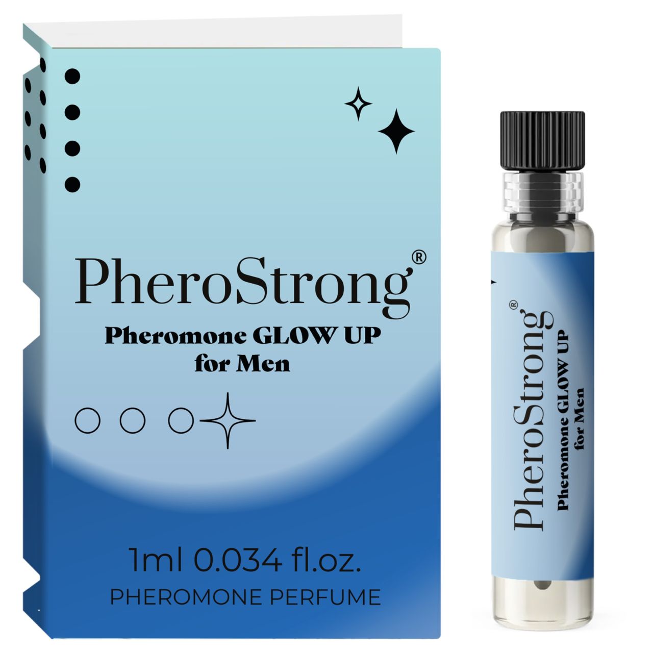 PheroStrong Glow up - feromon parfüm férfiaknak (1 ml)
