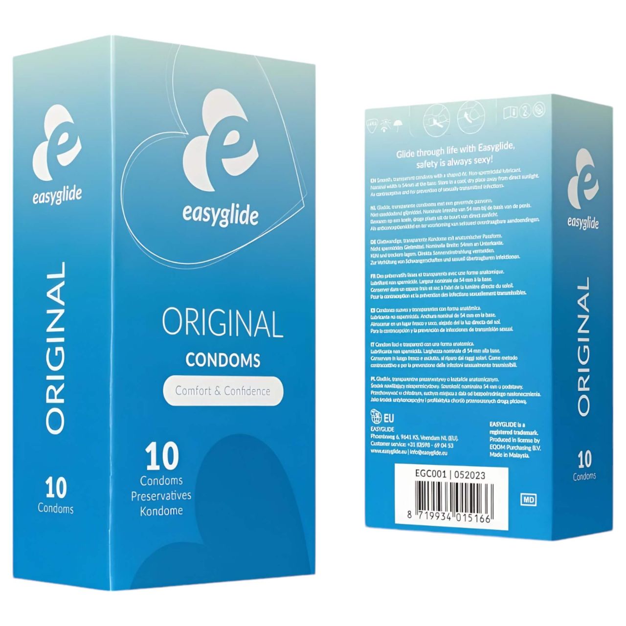 EasyGlide Regular - Original óvszer (10db) EasyGlide Regular - Original óvszer (10db)