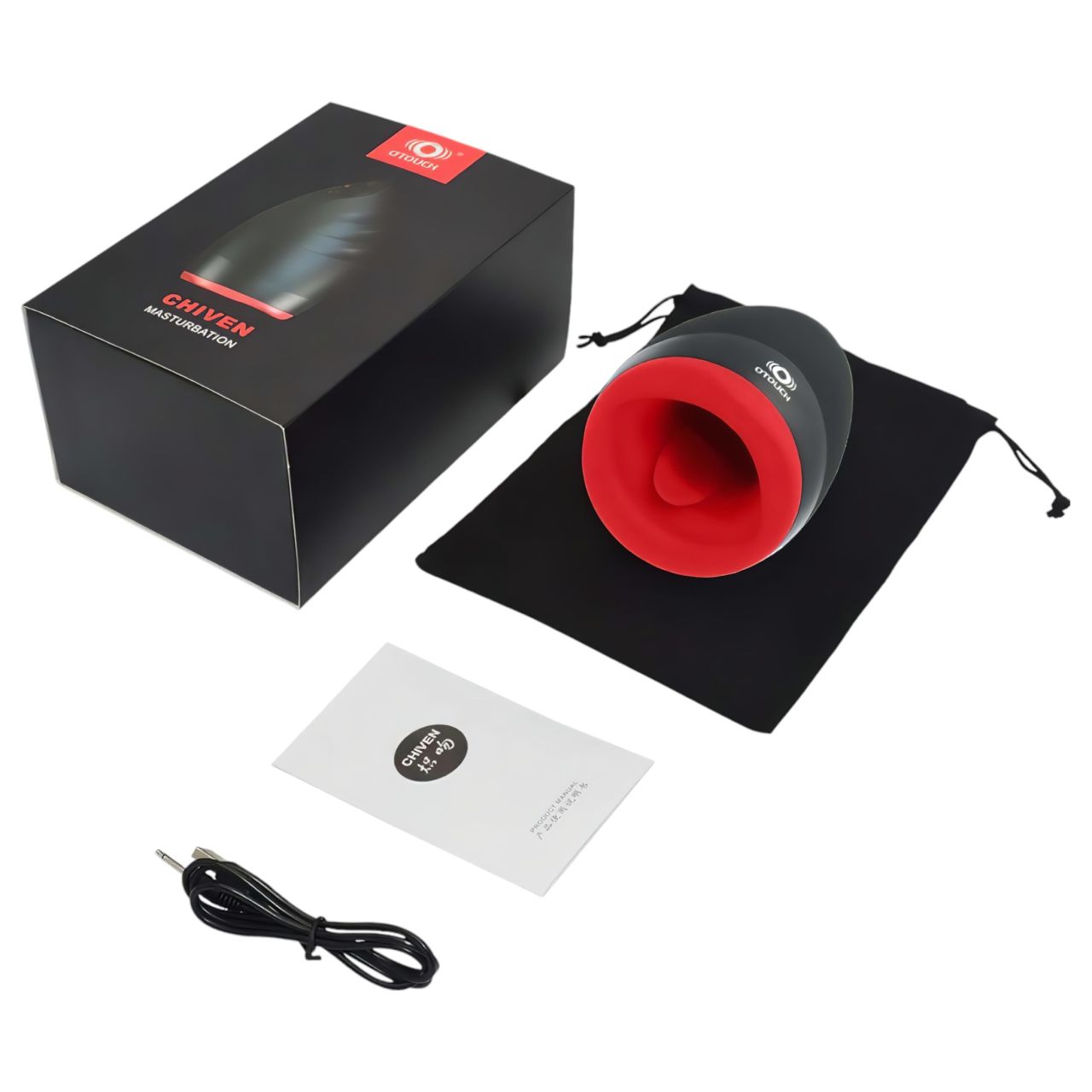 OTOUCH Chiven 2 - akkus rezgő száj maszturbátor (fekete) OTOUCH Chiven 2 - akkus rezgő száj maszturbátor (fekete)