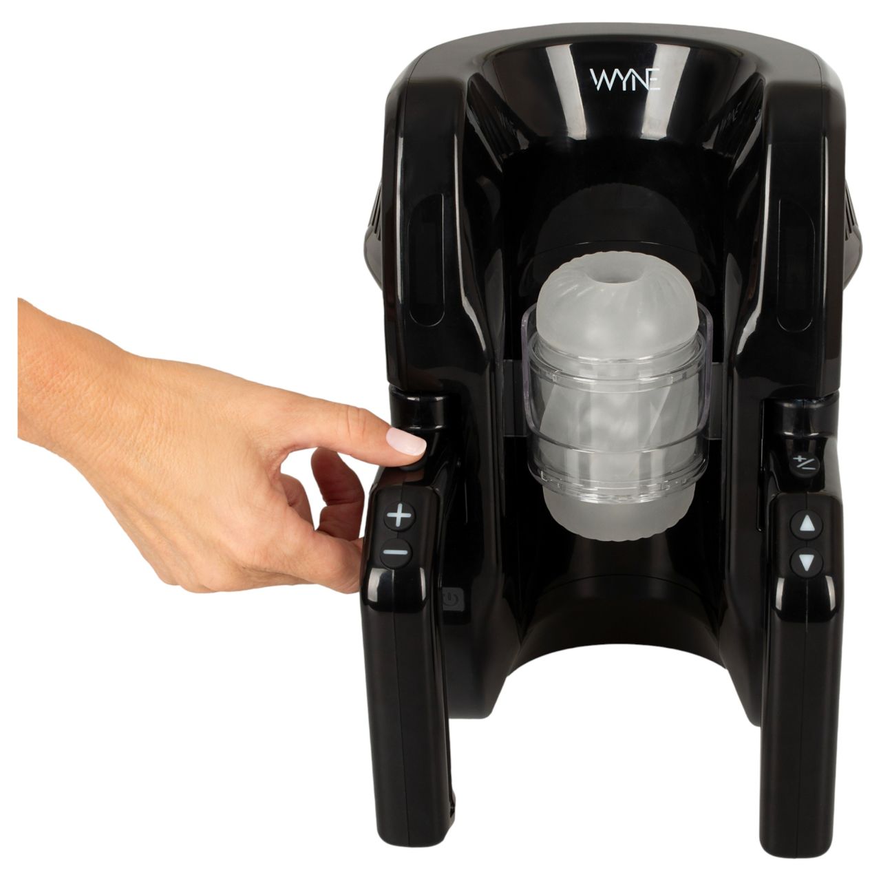 WYNE 10 - automata maszturbátor kapaszkodóval (fekete) WYNE 10 - automata maszturbátor kapaszkodóval (fekete)