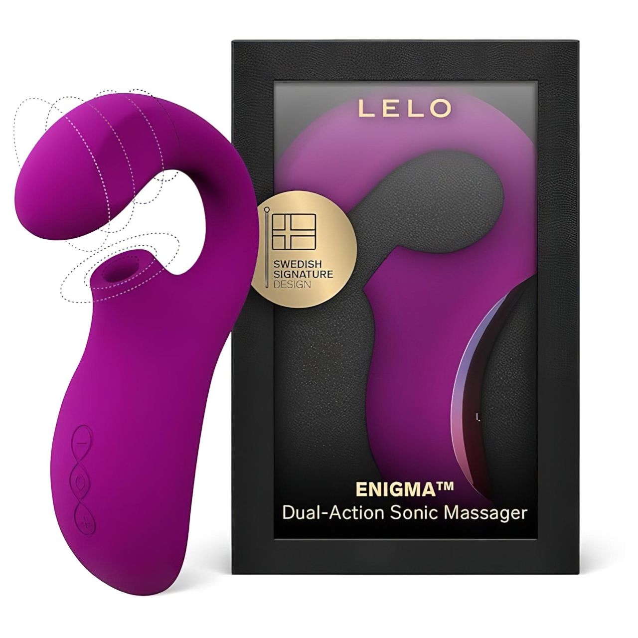 LELO Enigma - akkus, vízálló, 2in1 G-pont vibrátor (lila)