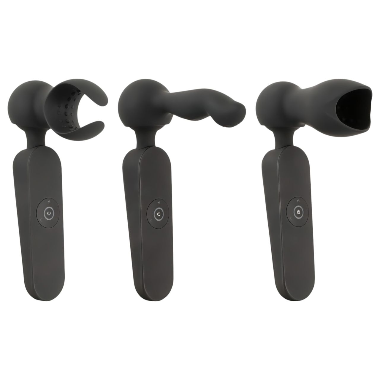 Couples Choice - akkus, melegítő masszírozó vibrátor (fekete)