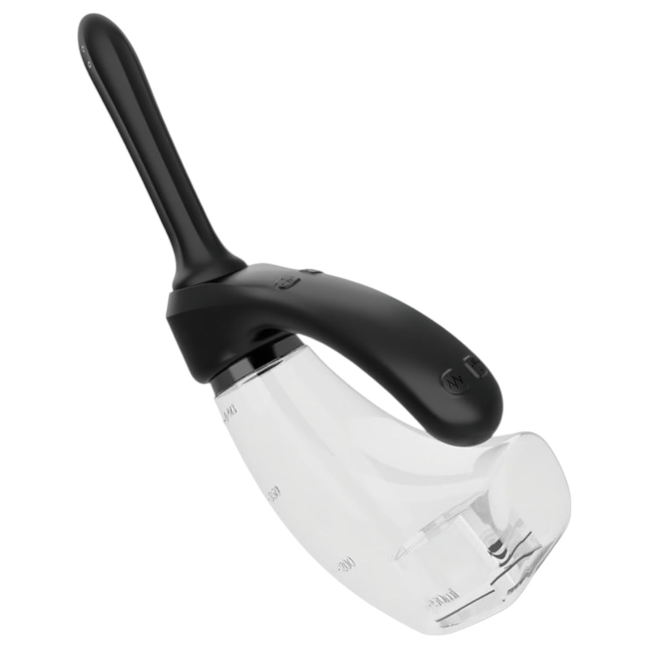 Afterdark - automata, vibrációs anál tisztító (átlátszó)