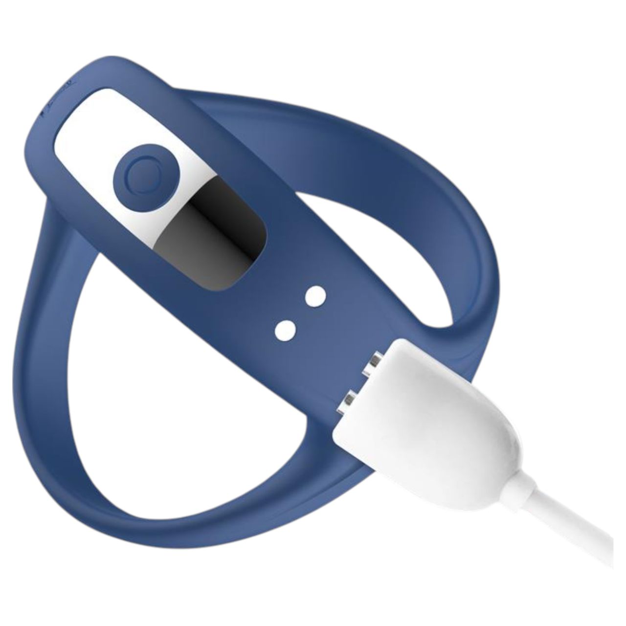 INTOYOU - okos, vibrációs pénisz-és heregyűrű (kék)