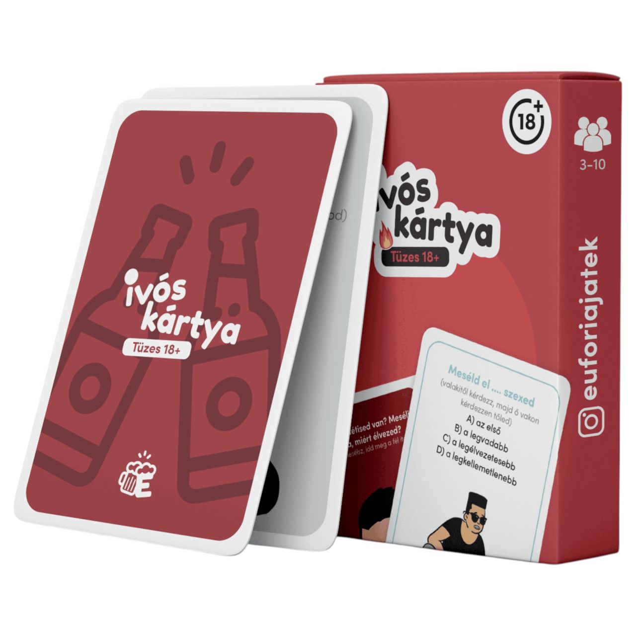 Eufória - Tüzes 18+ ivós kártyajáték
