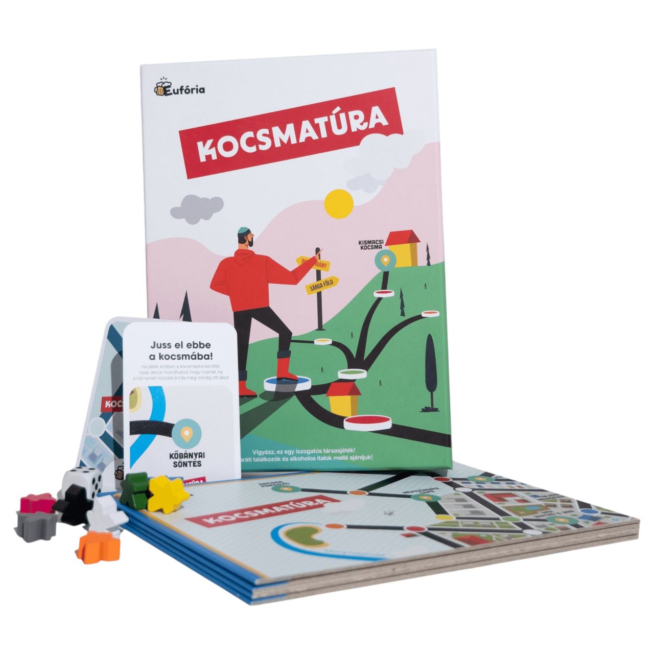 Eufória - Kocsmatúra iszogatós társasjáték