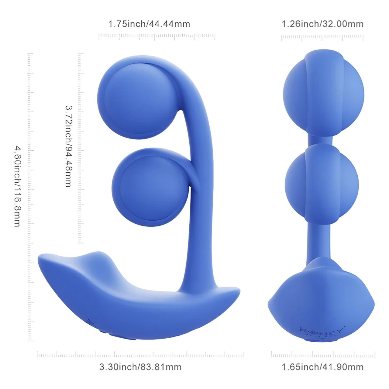 Honey Play Box Melody - okos, gyöngyös 2in1 vibrátor (kék) Honey Play Box Melody - okos, gyöngyös 2in1 vibrátor (kék)