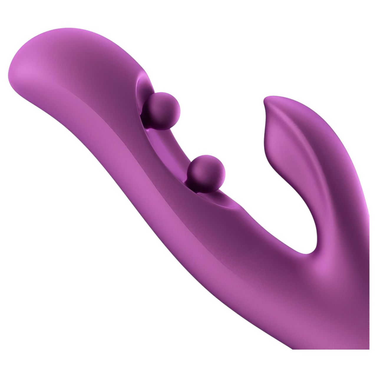 Honey Play Box Gem - App-vezérelt gyöngyös G-pont és csiklóizgató vibrátor (lila)