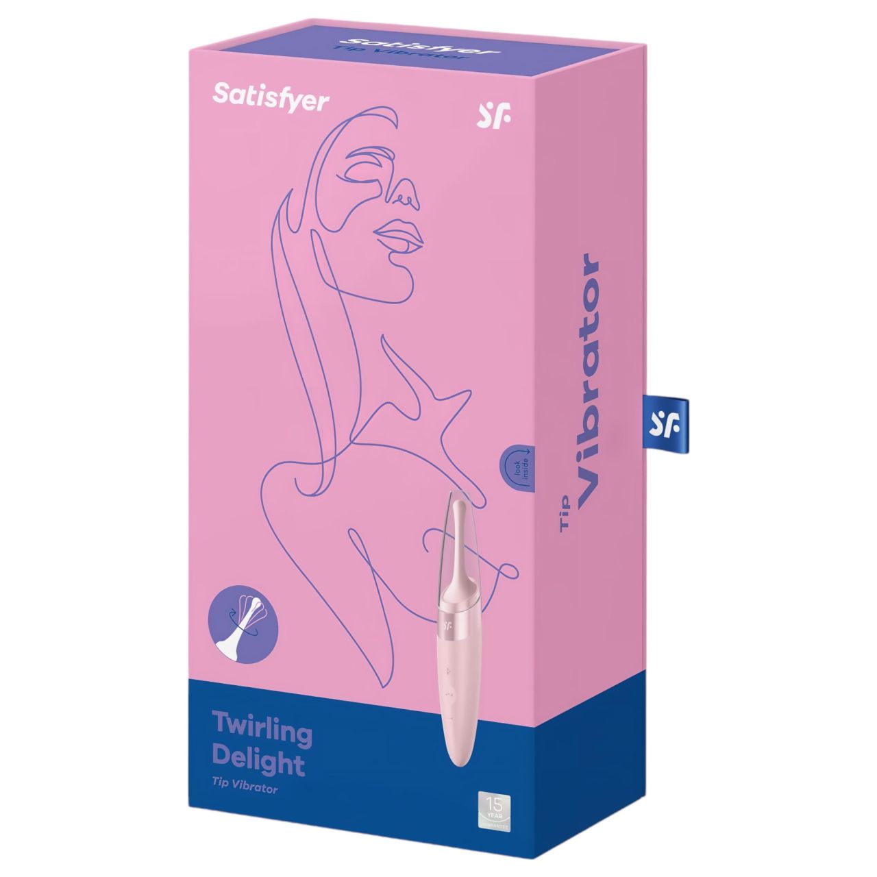 Satisfyer Twirling Delight - vízálló csikló vibrátor (pink) Satisfyer Twirling Delight - vízálló csikló vibrátor (pink)
